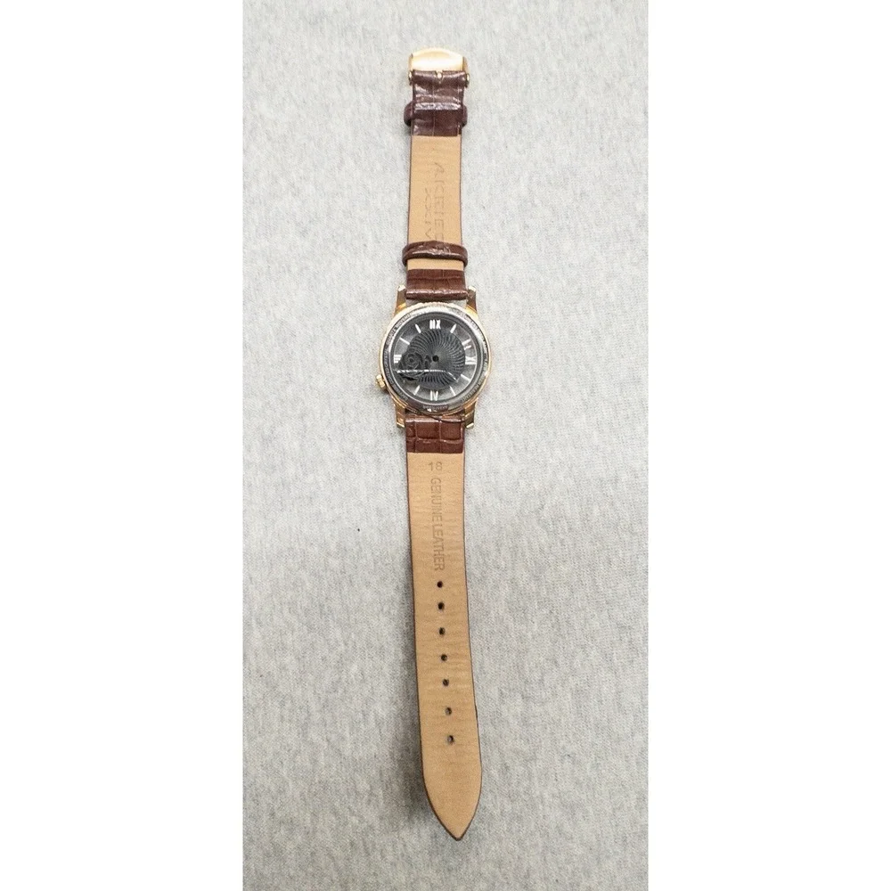 Akribos XXIV Womens Rose Crystal Transparent Watch ‎ 34mm New Battery